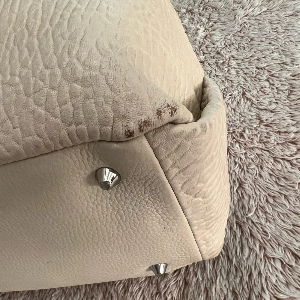 Vince Camuto Pebbled Tan Shoulder Bag - Picture 3 of 6